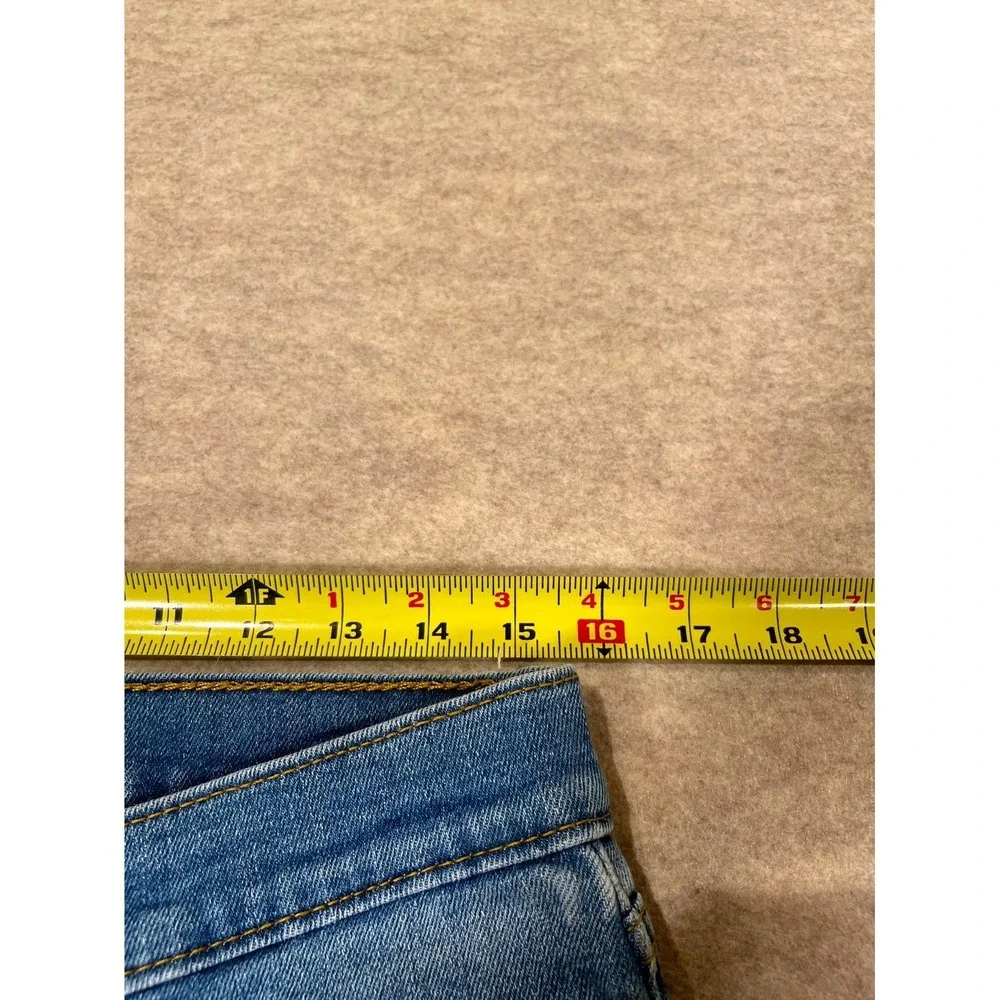 Levi's 511 Slim‎ Fit Jeans Mens 31x30 Blue Whiskering Denim Cotton Straight Leg